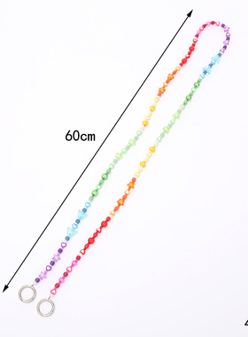 日韩新款风色斜挎链网红潮款