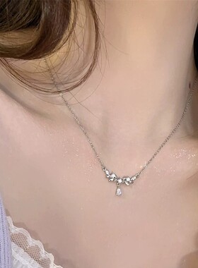 项链女款2024新款高颜值学生党配饰高级感轻奢感小众饰品闺蜜锁骨