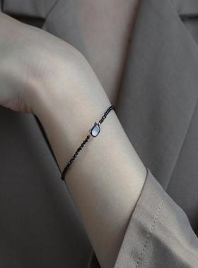 韩版猫咪水晶串珠手链女