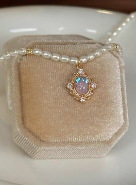 轻奢法式复古珍珠项链