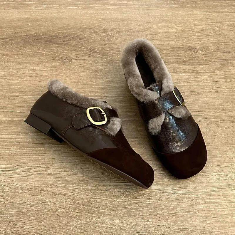 芸沃薇玛尚唛精选秋冬款玛丽珍毛毛鞋法式复古加绒深口单鞋女年,淘宝优惠券,粉丝福利购,淘宝优惠卷
