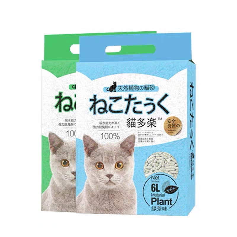 猫砂猫多乐豆腐猫砂除臭低尘吸水易结团抑菌原味低尘2.4kg公斤 - 图3