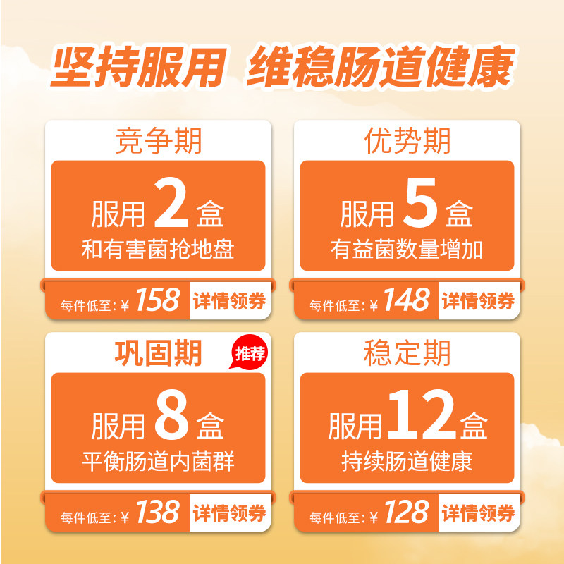 雅培康肠健缓泻宁急性腹泻10袋杆菌 康肠健海外益生菌