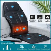Electric Full Body massager chair Heating Vibration Stimulat
