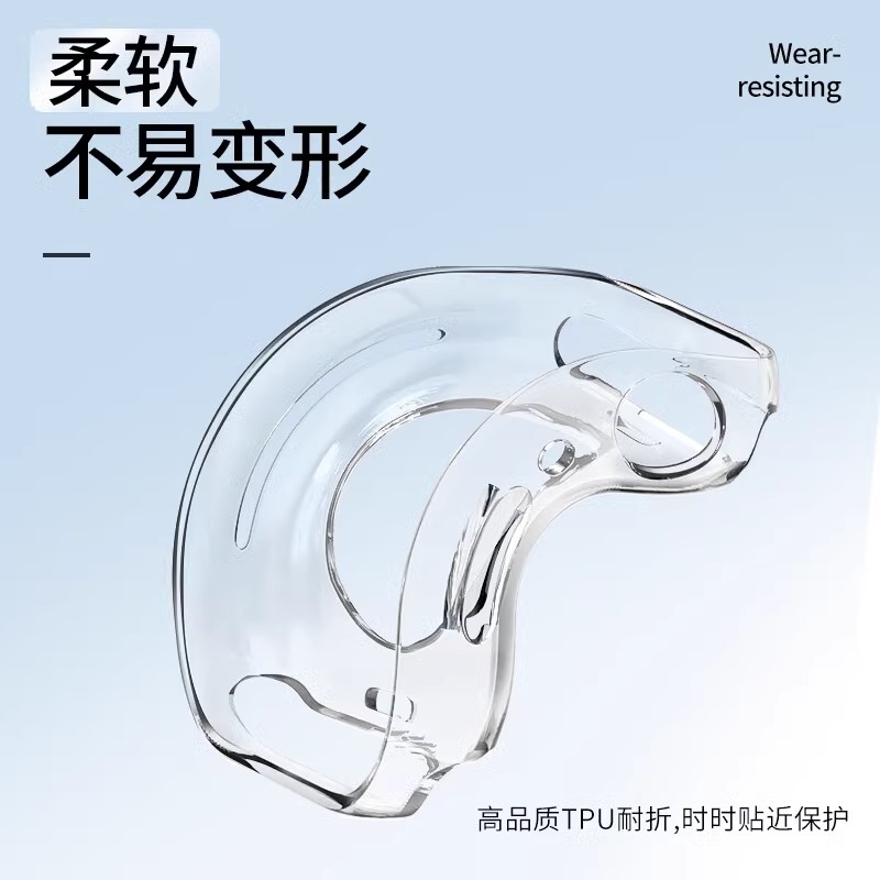 适用新款iwatchs11苹果手表s10/s9/8/se3壳膜一体ultra2保护套半包透明表壳半包硅胶软壳s7applewatch保护壳 - 图0