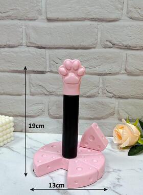 置物架洗脸巾架收纳挂钩卫生间卷纸架脸收纳挂架树脂摆件可爱卡通