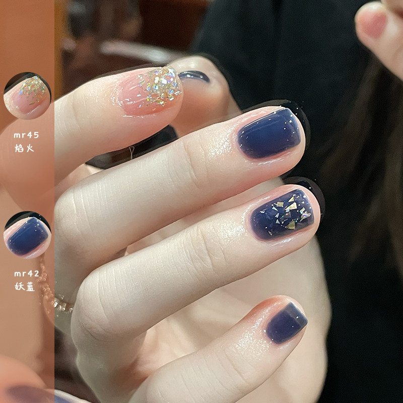 裸色指甲油女2025年春夏新款免烤持久快干半可撕拉剥果冻护甲透色,淘宝优惠券,粉丝福利购,淘宝优惠卷