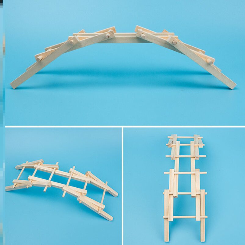 通用技术作品高中材料包倍力桥stem科学实验力学结构桥梁模型手工