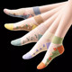 Socks for women ins short tube crystal socks glass silk stockings embroidered silk boat stockings ultra-thin and transparent