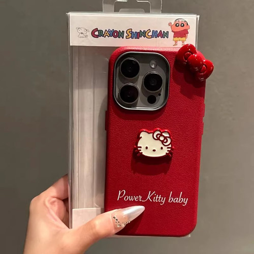 适用苹果17promax手机壳iphone16红色新年款15pro小众高级感14plus女款秋冬皮质13pm可爱12马年11防摔保护套D - 图2