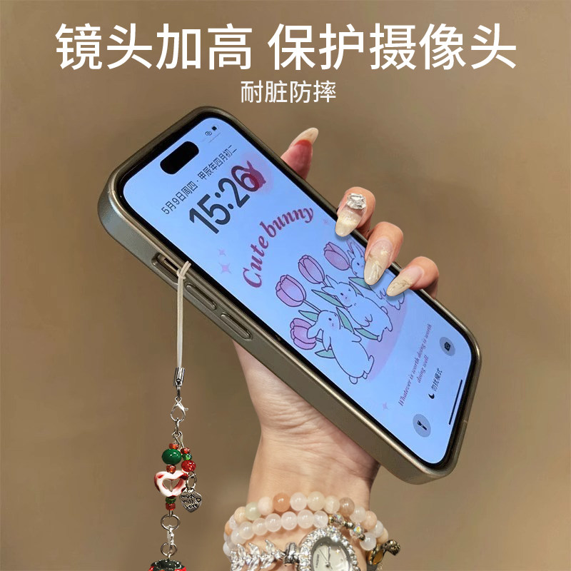 适用苹果16新款手机壳iphone16promax秋冬小羊皮质15plus小众高级感14pm硅胶软壳13冬天女12轻奢防摔保护套石,淘宝优惠券,粉丝福利购,淘宝优惠卷