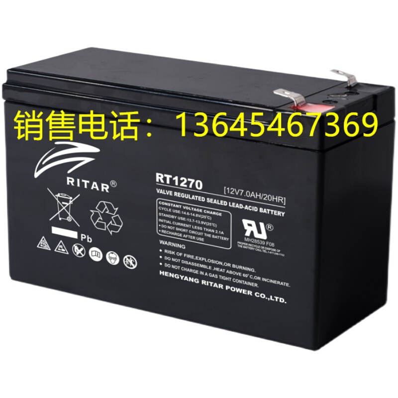 RITARRT1245 RT1250 RT1255 RT1270 12V4.5AH 5 5.5 7蓄电池 - 图3