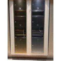 304 stainless steel three-in-one dry hand thrower toilet paper box bin toilet baker All wire drawing 750mm ()