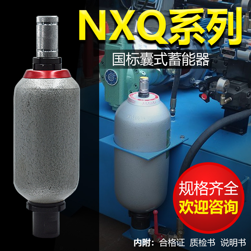 囊式液压蓄能器NXQ-1L 4L 6.3L 10L 16L 20L 25L 32L 40L 63L 80L - 图1