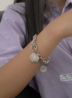 crivla小众设计新手链ins潮钛钢