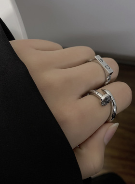 crivla欧美新开口数字ins戒指