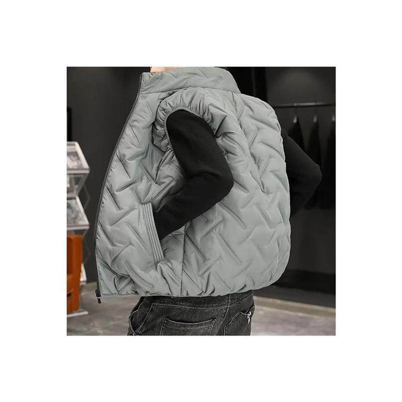 ZJ輕奢服飾馬甲秋冬保暖dN棉背心大K碼戶外運動坎肩男裝立領休閒,淘宝优惠券,粉丝福利购,淘宝优惠卷