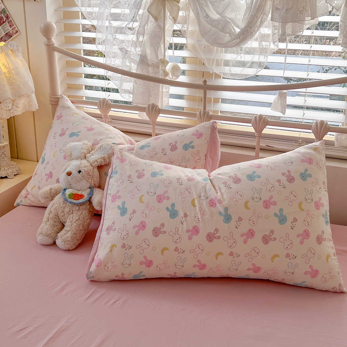 A类四件套全棉被套床单加厚纯棉被罩床笠床上用品学生宿舍三件套4