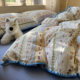 Four-piece cotton set, babies can use it with confidence!