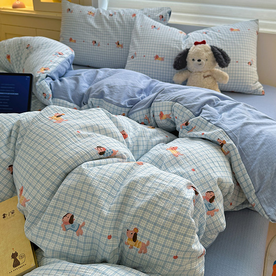 Category A maternal and infant use/new four-piece set of double-layer gauze
