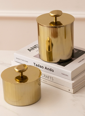 现代轻奢卧室金属首饰盒