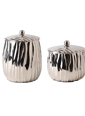 印度进口黄铜牛骨装饰盒储物罐