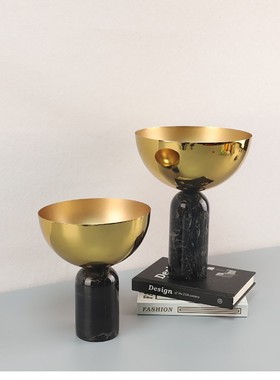 黄洞石果盘托盘收纳盘桌面摆件