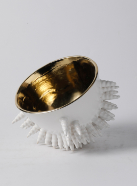 现代轻奢餐厅陶瓷水果盘摆件