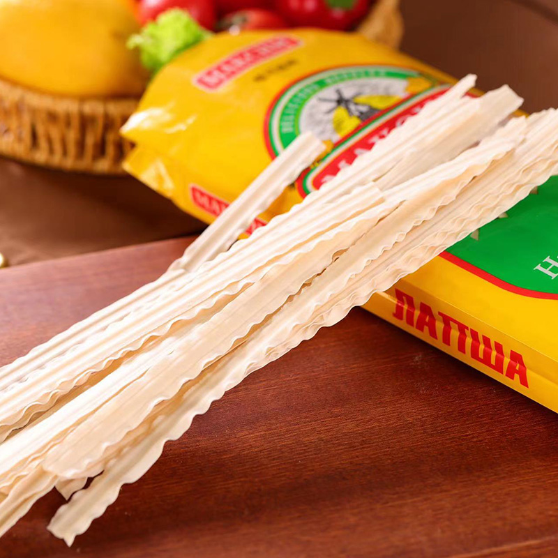 俄罗斯进口挂面速食面条无盐刀削面早餐速食袋装 - 图1