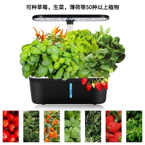 家庭智能水培种菜机室内无土栽培设备水培蔬菜盆植物花卉种植机 - 图2