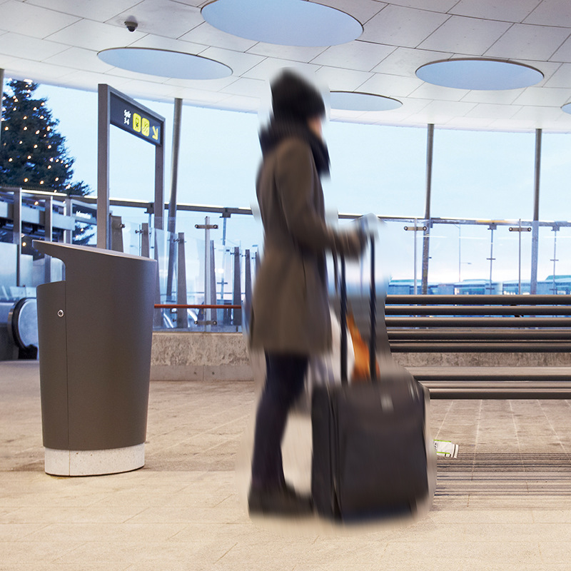 户外创意垃圾桶不锈钢单桶果皮箱学校广场商场景区环卫垃圾筒厂家 - 图2