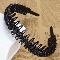 Elderly Card Issuer Hairpin Grandmother Plum Blossom Long Teeth Comb Liu Haizi Anti-Breaking Hair Head Stirrup Inlaid Drill With Teeth Non-slip Press Hair