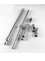 3 4 Heavy forcing lever sleeves lengthened labor-saving lever Three-use sliding head sleeve tool Slip sleeve wrench