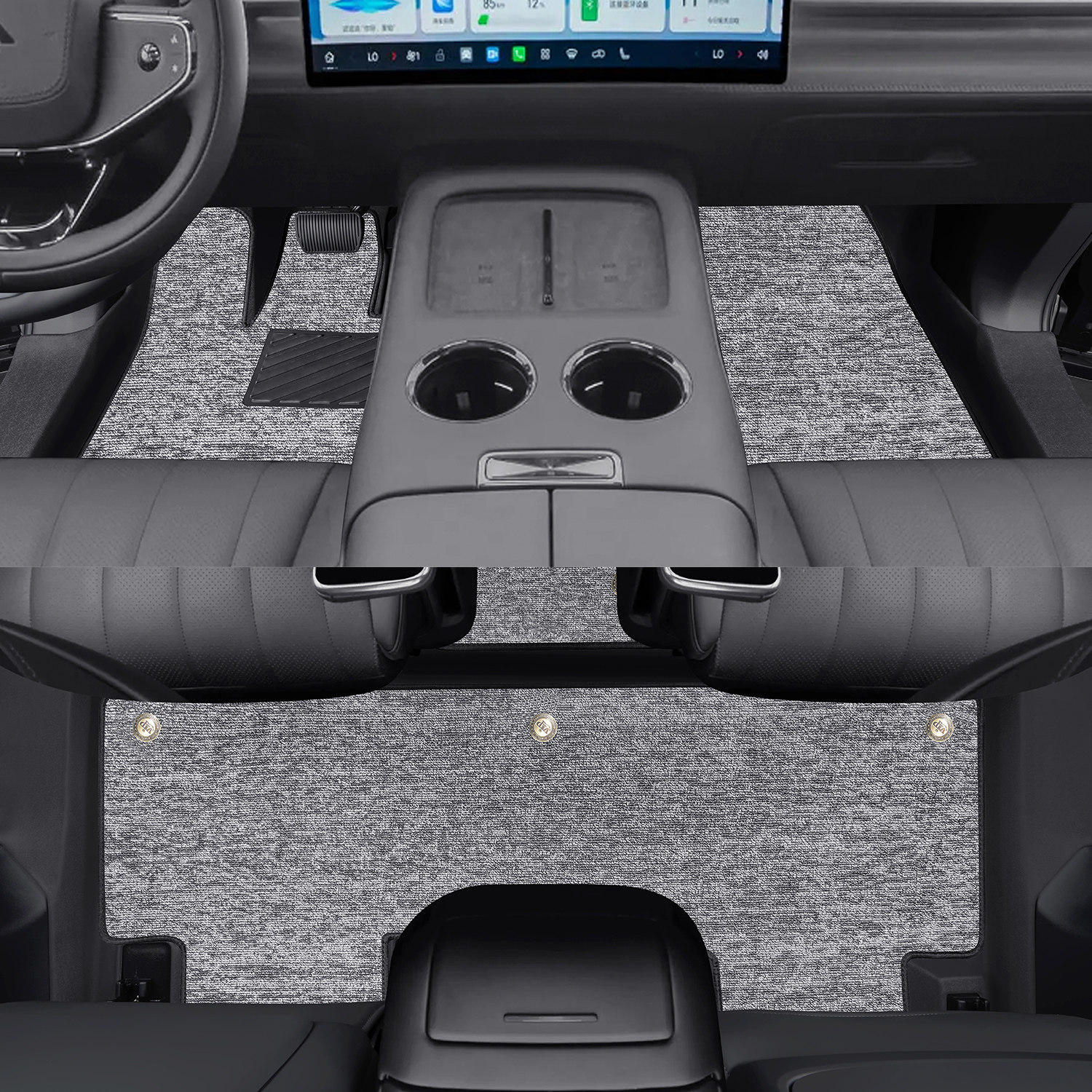 广汽昊铂HL脚垫全包围专用汽车用品改装配件内饰装饰TPE地毯地垫