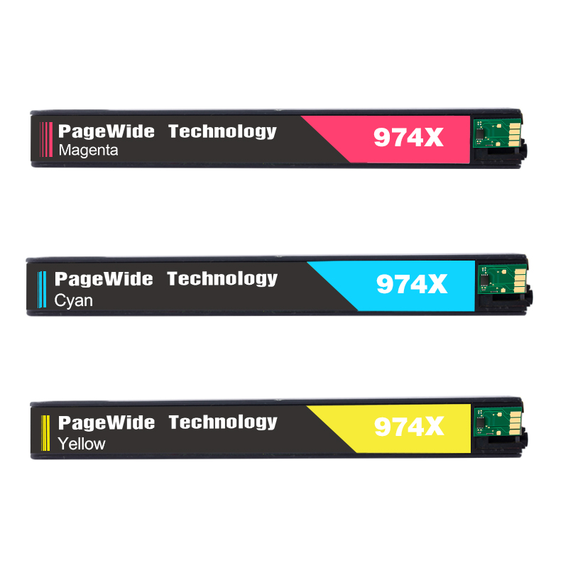 竞越适用于惠普HP452dw 477dw 552dw 577dw P55250dw P57750dw墨盒hp974A 974X墨盒彩色打印机墨水非原装 - 图0