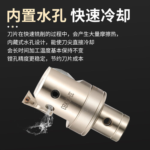 微调精镗刀EWN小孔径精镗头加工中心可调式镗头数控镗刀头套装 - 图2