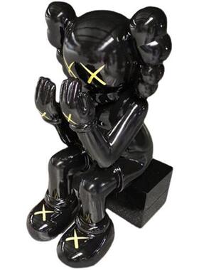 卡通雕塑芝麻街网红大摆件拍照坐姿商场玻璃钢座椅暴力熊玩偶公仔