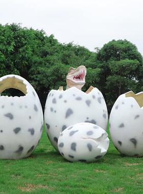 仿真恐龙雕塑霸王龙蛋壳座椅模型