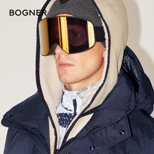 【礼物】BOGNER博格纳 秋冬Courchevel Pro专业滑雪雪镜双色镜片 - 图0