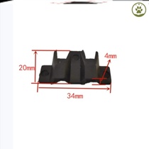 Glass pressing block glass cushion block plastic fixing doors and windows Broken Bridge Window Glass Spacer Aircraft Inserts Clip accessories