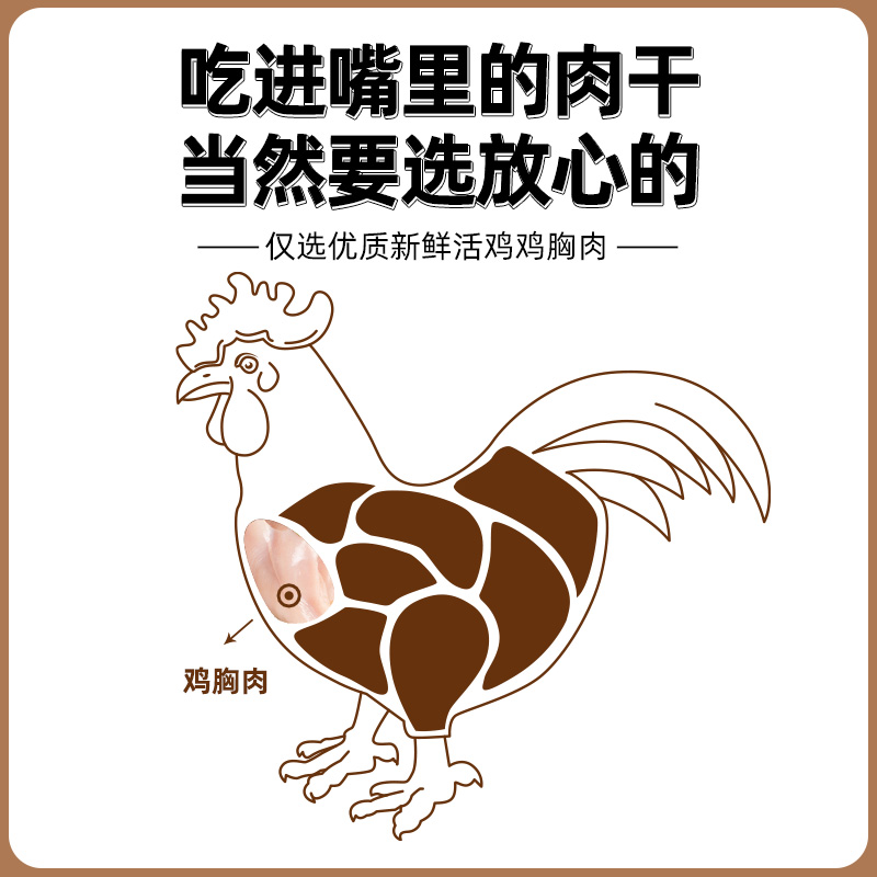 【运动露营专场】牧匠原切肉干办公室零食休闲手撕解馋鸡肉干小吃