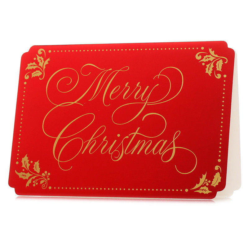 Hallmark贺曼贺卡 圣诞节祝福贺卡1张装 5XMS4906 - 图0