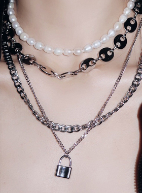 全店买三赠一白敬亭双层链条项链