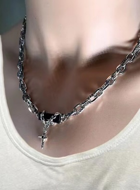 项链男款小众设计高级感嘻哈缠绕