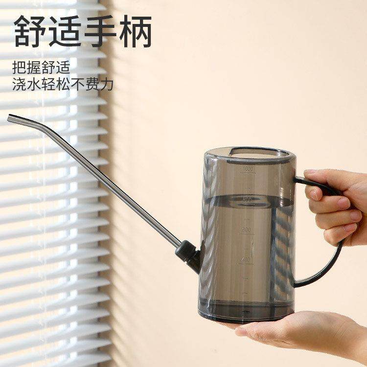 不锈钢长嘴浇水壶家用透明洒水壶园艺浇花盆栽神器工具大容量喷壶,淘宝优惠券,粉丝福利购,淘宝优惠卷