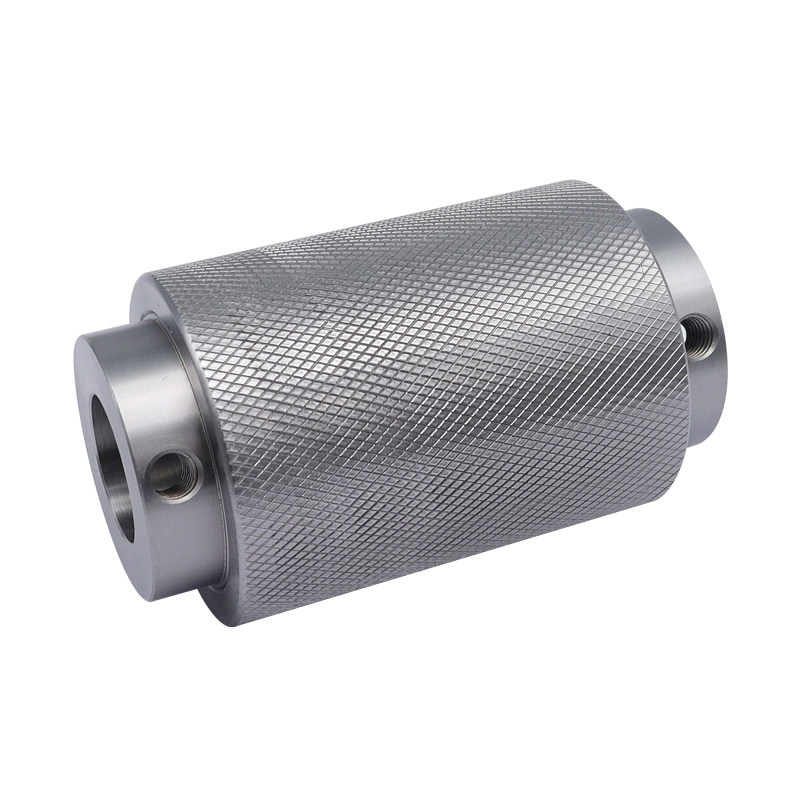 通孔网纹滚花主动轮防滑皮带压轮传动轴辊通孔主动力驱动辊输送机 - 图3