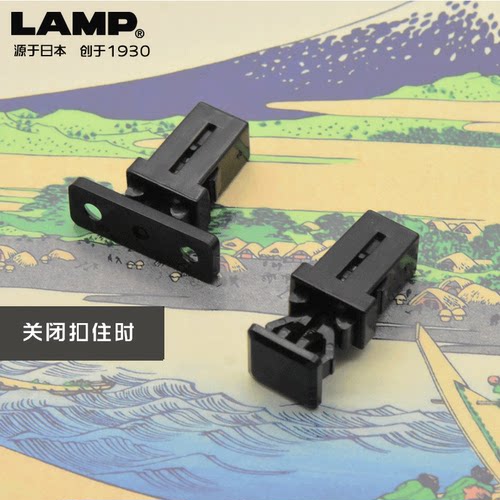 日本LAMP蓝普微型按压式柜门反弹器按弹器2mm板弹簧开关磁吸PR4PK - 图2