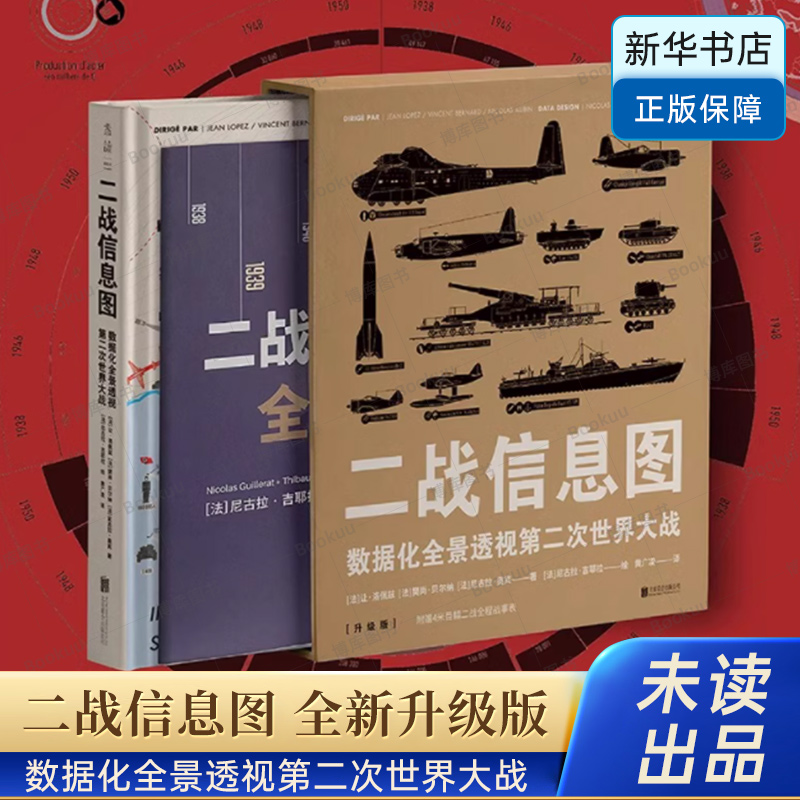 二战信息图升级版全新正版精装数据化全景透视第二次世界大战百科全书式图解二战历史战争史数据军事百科人力物力武器作战分析-图0