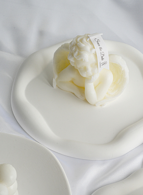 速发石膏盘物级饰小摆件氛围创意背景拍照装饰道具摄影品高件