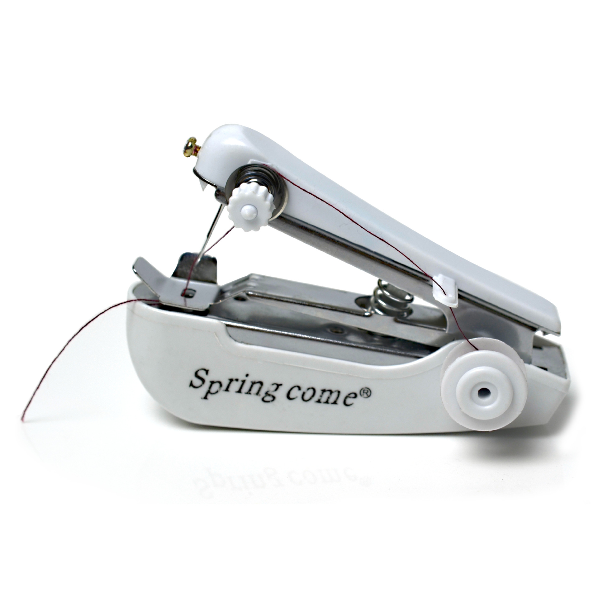 日本进口手动缝纫机便携式小型迷你家用手工手持微型裁缝机加强版